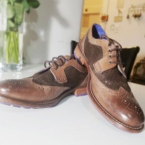 Ted Baker Men's Cassiuss 3 wingtip shoes
